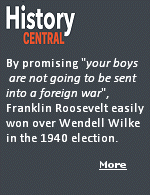 . Roosevelt campaigned on a platform of full support to Great Britain, while at the same time promising that American boys would not have to fight. 